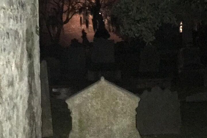 Ghosts at the Circular Church graveyard , Mother and child
